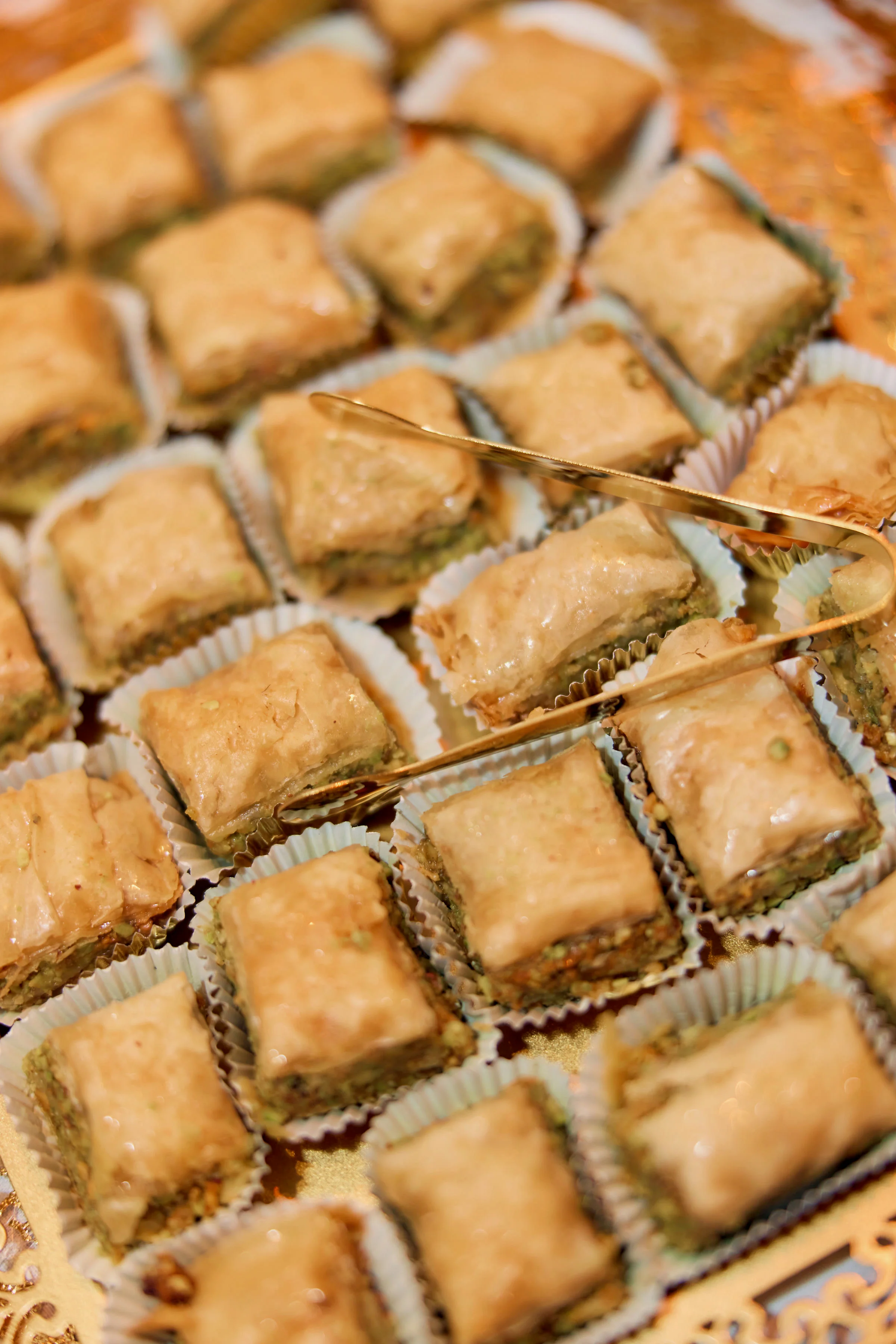 Baklava with Pistachios - Egyptian dessert