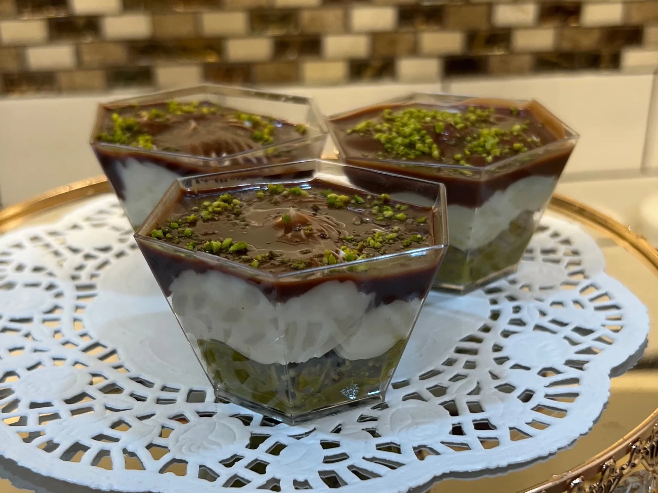 Dubai Chocolate Cheesecake Cup - Egyptian dessert